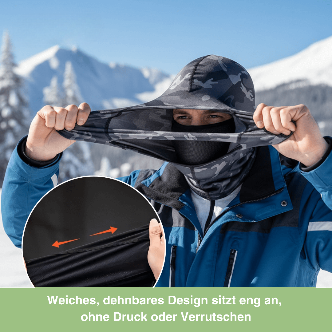 Sturmhaube - winddicht mit Fleecefutter - für Rad und Motorrad