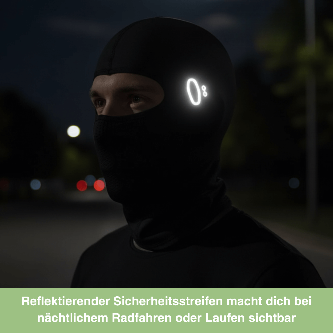 Sturmhaube - winddicht mit Fleecefutter - für Rad und Motorrad
