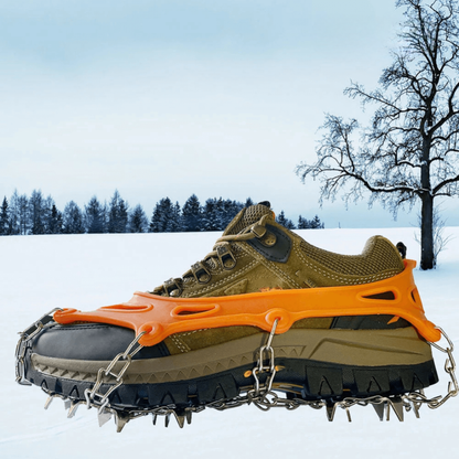 Schuhspikes - 19 Edelstahlzacken - für Eis und Schnee