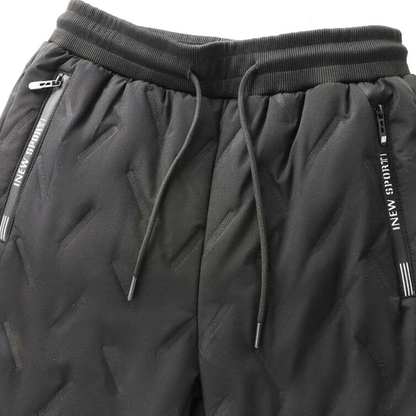 Thermohose Herren - gefütterte Jogginghose - winddicht