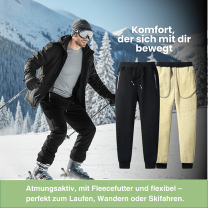 Thermohose Herren - gefütterte Jogginghose - winddicht