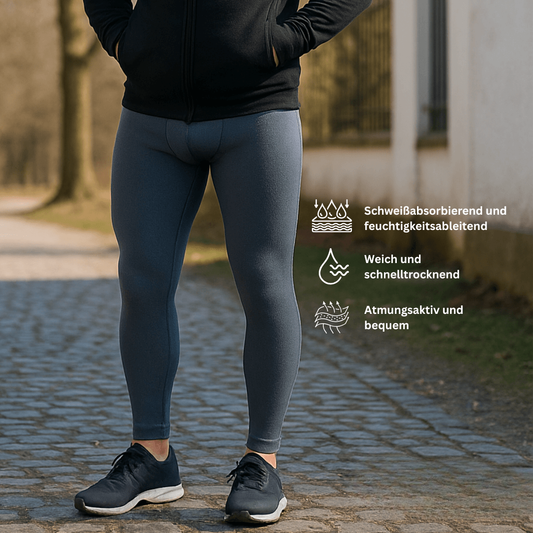 Thermounterhose Herren - 4-Wege-Stretch - schnelltrocknend