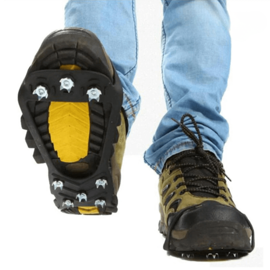 Schuhspikes – 10 Edelstahlzacken – rutschfest auf Eis – Unisex