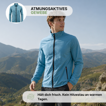 Leichte UV-Schutzjacke Herren- Winddicht & Atmungsaktiv