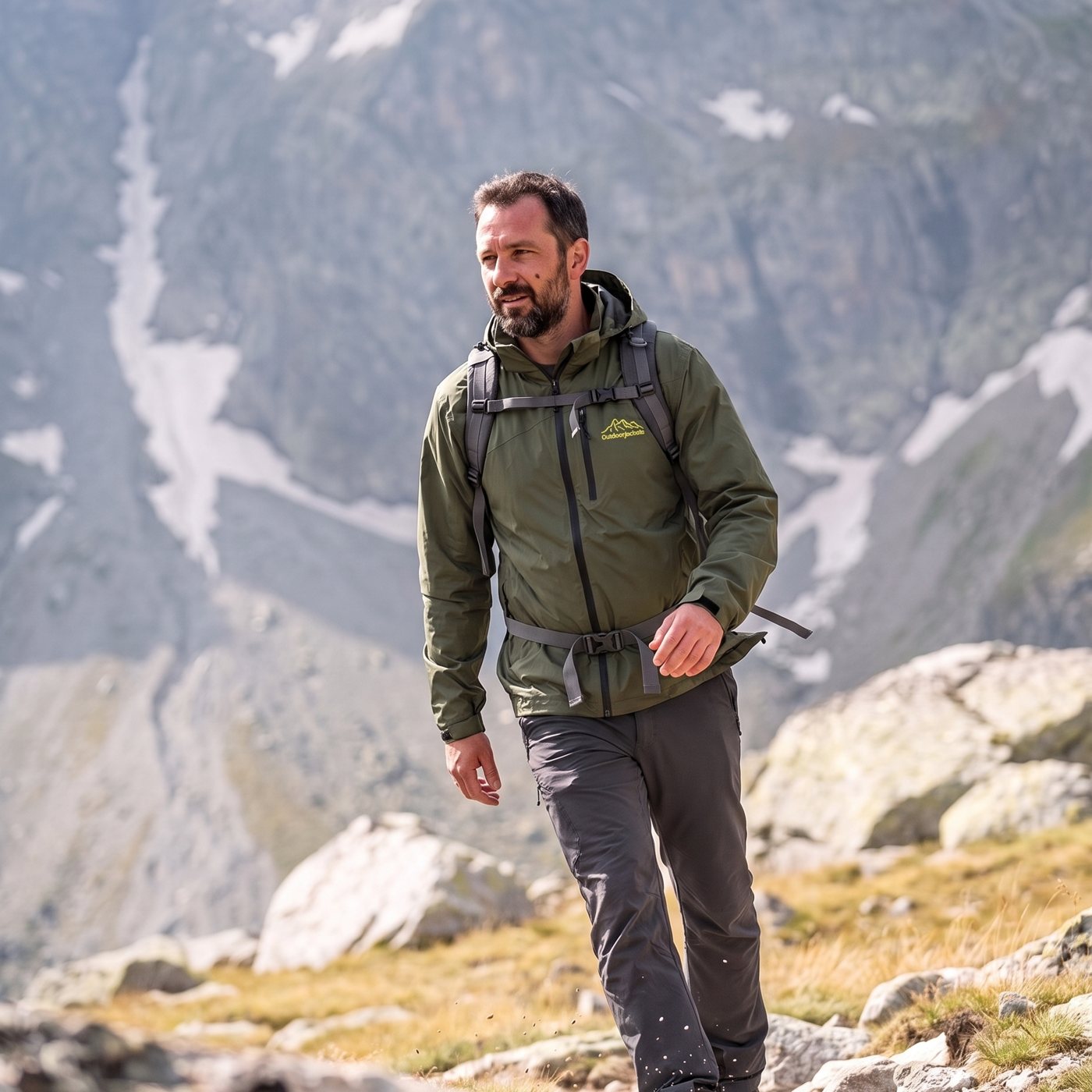 Herren Outdoorjacke – Winddicht & Wasserdicht